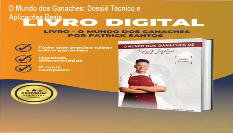 O Mundo dos Ganaches: Dossiê Técnico e Aplicações Reais 5 Curso de Memorização PDF Livro digital O Mundo dos Ganaches apresentando aplicações técnicas em confeitaria
