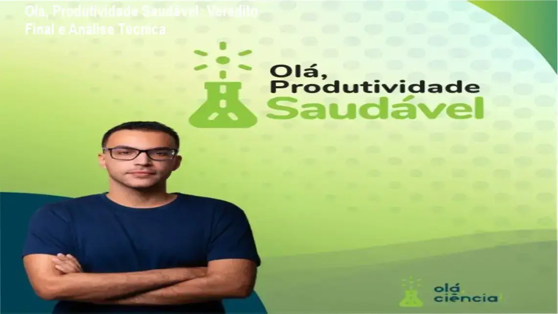 Representação visual do curso Olá, Produtividade Saudável com foco em neurociência e organização