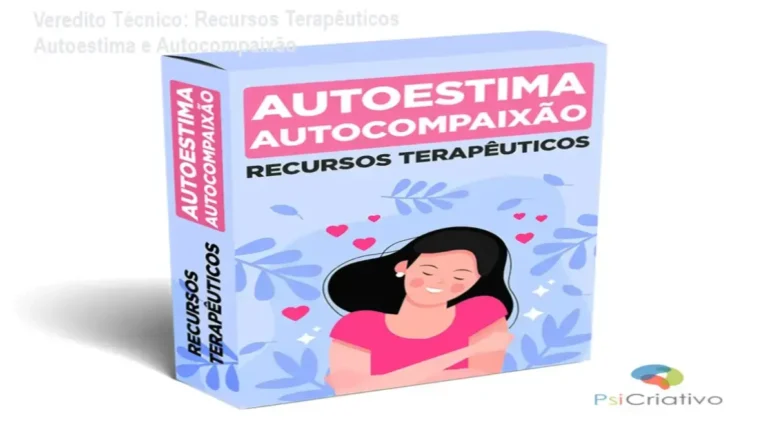 Conjunto de recursos terapêuticos editáveis para trabalhar autoestima e autocompaixão em consultório