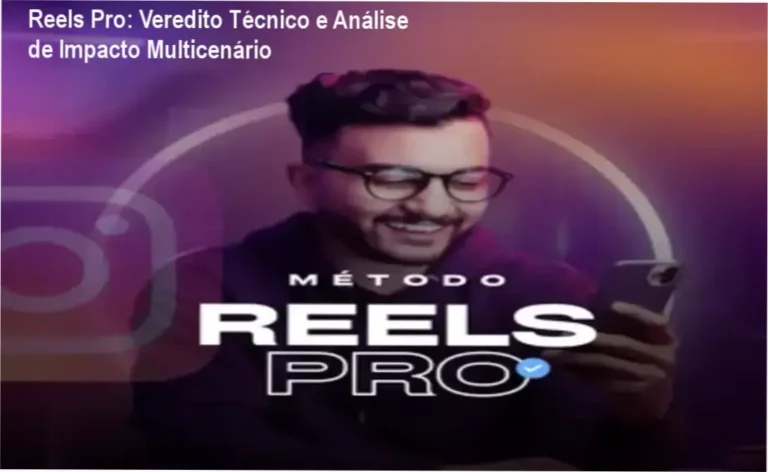 Interface de edição de vídeos curtos demonstrando a metodologia de retenção do Reels Pro