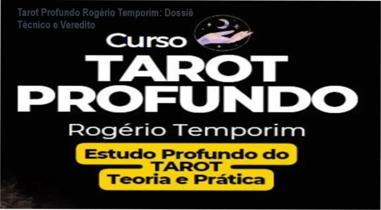 Elementos do curso Tarot Profundo de Rogério Temporim focados em arcanologia e psicologia analítica