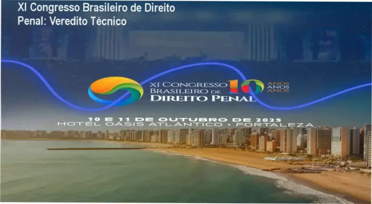 XI Congresso Brasileiro de Direito Penal: Veredito Técnico 9 Curso de Memorização PDF Infográfico detalhando a estrutura e benefícios do XI Congresso Brasileiro de Direito Penal